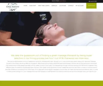 Oakhavenmassageaustin.com(Oak Haven Massage) Screenshot