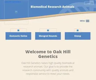 Oakhillgenetics.com(Oak Hill Genetics) Screenshot