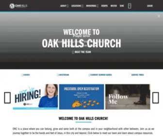 Oakhillschurch.com(Oak Hills Church) Screenshot