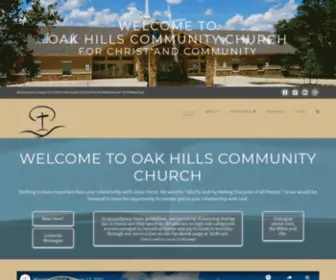 Oakhillsfreechurch.com(Oak Hills Community Church) Screenshot