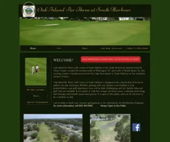 Oakislandparthreesouthharbour.com(Golf Course Public) Screenshot