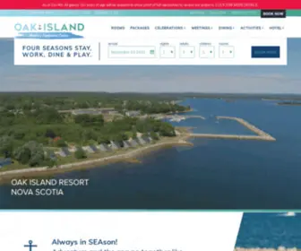 Oakislandresort.ca(Oak Island Resort & Conference Centre) Screenshot