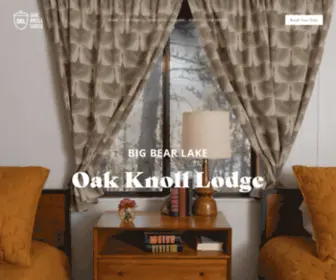 Oakknolllodge.com(OAK KNOLL LODGE) Screenshot