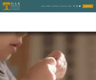 Oakknollmontessorischool.org(Oak Knoll Montessori School) Screenshot