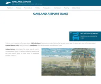 Oakland-Airport.com(Informational Guide to Oakland Airport (OAK)) Screenshot