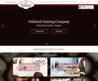 Oaklandcateringcompany.com(Oakland Catering Company) Screenshot