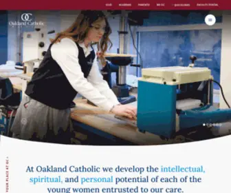 Oaklandcatholic.org(Oakland Catholic High School) Screenshot