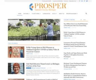 Oaklandcountyprosper.com(Oakland County Prosper) Screenshot