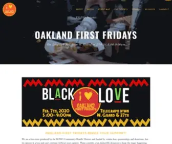 Oaklandfirstfridays.org(Oakland First Fridays) Screenshot