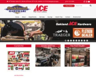 Oaklandhardware.com(Oakland Ace Hardware) Screenshot