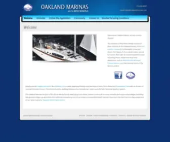 Oaklandmarinas.com(An Almar Marina) Screenshot