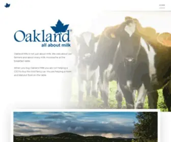 Oaklandmilk.co.za(Oakland Dairies) Screenshot