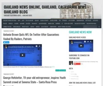 Oaklandnewsonline.com(Oakland News Online) Screenshot