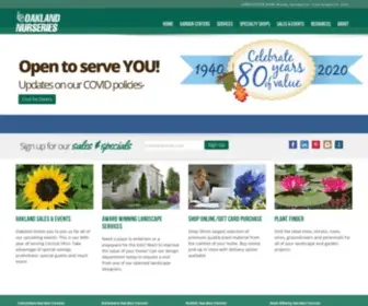 Oaklandnursery.com(Oakland Nurseries) Screenshot