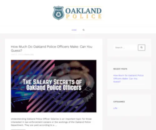 Oaklandpolice.com(Police Department) Screenshot