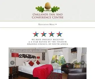 Oaklandsinn.co.za(Oaklands Inn & Conference Centre) Screenshot