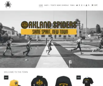 Oaklandspiders.com(Oakland Spiders) Screenshot