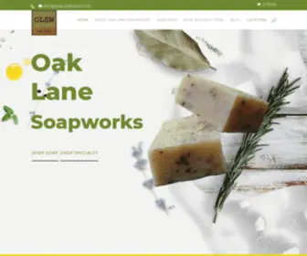 Oaklanesoap.com(Home of Oak Lane Soapworks) Screenshot