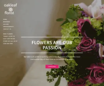 Oakleaf-Flowers.com(Oakleaf Flowers) Screenshot