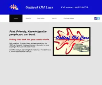 Oakleafoldcars.com(Oakleaf Old Cars) Screenshot