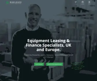 Oaklease.co.uk(Equipment Leasing specialists for over 30 years) Screenshot