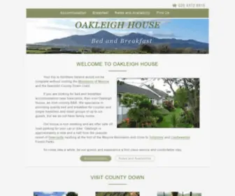 Oakleigh-Ireland.com(Bed and Breakfast Newcastle Co) Screenshot