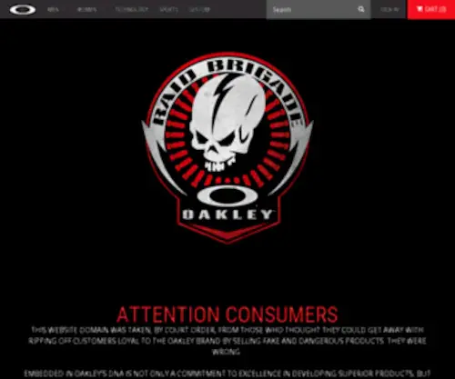 Oakley-Ukstore.com(The Official Site) Screenshot