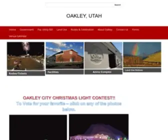 Oakleycity.com(Oakley, UT) Screenshot