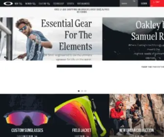 Oakley.com(Officiële Store van Oakley®) Screenshot