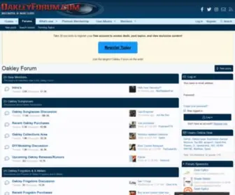 Oakleyforum.com(Oakley Forum) Screenshot