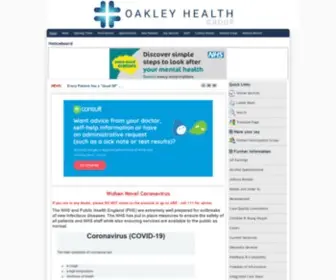 Oakleyhealth.org(Oakley Health Group) Screenshot