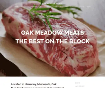 Oakmeadowmeats.com(Oak Meadow Meats) Screenshot