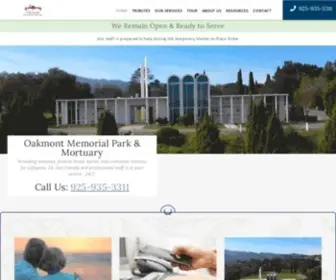 Oakmontmortuary.com(Oakmont Memorial Park & Mortuary. Our compassionate staff) Screenshot