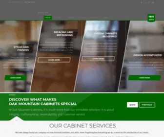 Oakmountaincabinets.com(Our custom) Screenshot