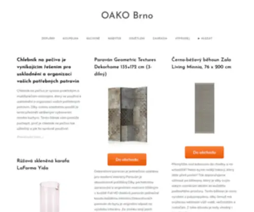 Oakobrno.cz(OAKO Brno) Screenshot