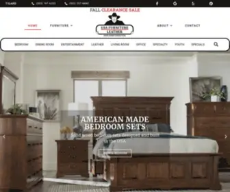 Oakonline.com(USA Furniture and Leather) Screenshot