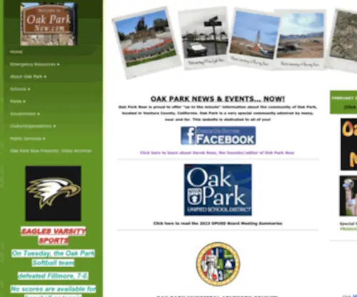 Oakparknow.com(Oakparknow) Screenshot