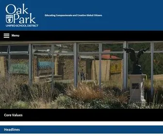 Oakparkusd.org(Oak Park Unified School District) Screenshot