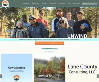 Oakridgechamber.com(Oakridge Westfir Area Chamber of Commerce) Screenshot