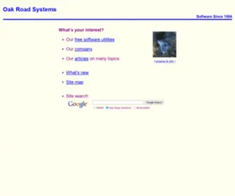 Oakroadsystems.com(Oak Road Systems) Screenshot