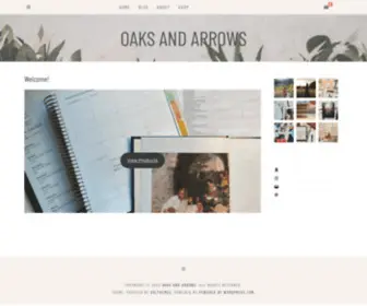 Oaksandarrows.com(Oaks and Arrows) Screenshot