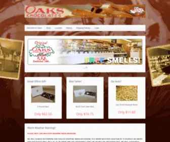 Oakscandy.com(Oaks Candy) Screenshot