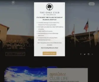 Oaksclubvalencia.com(Valencia Golf) Screenshot