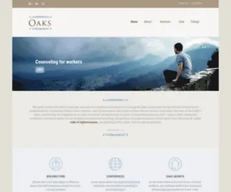 Oakscounseling.org(A Counseling Ministry for Missionaries and Cross) Screenshot