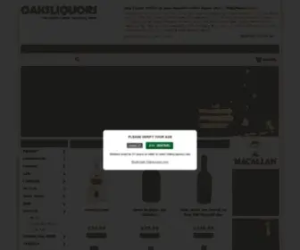 Oaksliquors.com(Buy Liquor Online at your favorite Online Liquor Store) Screenshot