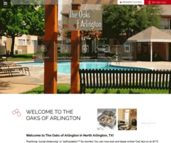 Oaksofarlington.com(North Arlington Apartments) Screenshot