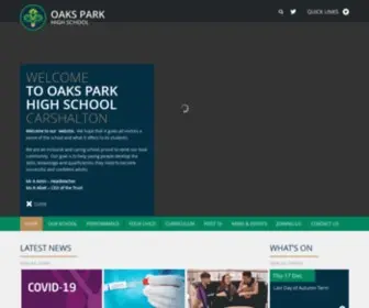 Oaksparkhigh.org.uk(Oaks Park High School. Oaks Park High) Screenshot