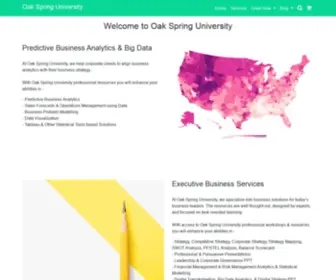 Oakspringuniversity.com(Oak Spring University) Screenshot