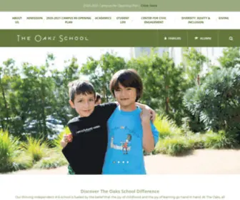 Oaksschool.org(Independent K) Screenshot