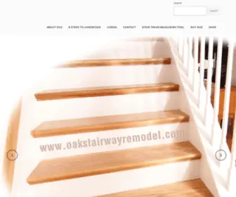 Oakstairwayremodel.com(How To Remodel a Stairway) Screenshot